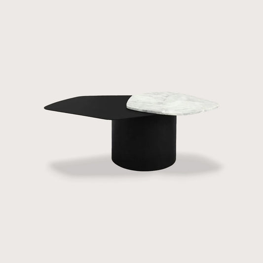 Isabelle Marble Coffee Table - Black Coffee Table Raffine Black