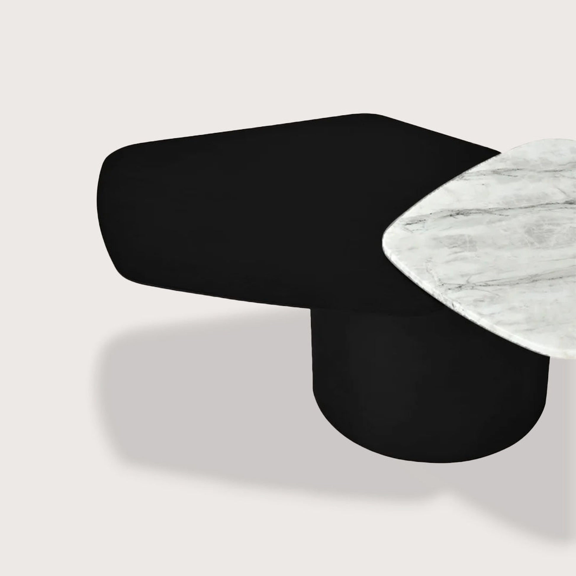 Isabelle Marble Coffee Table - Black Coffee Table Raffine