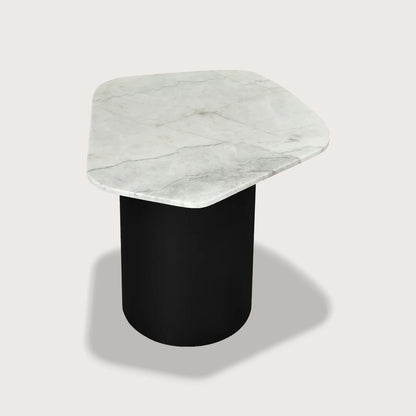 Isabelle Marble Side Table - Black Side Table Raffine