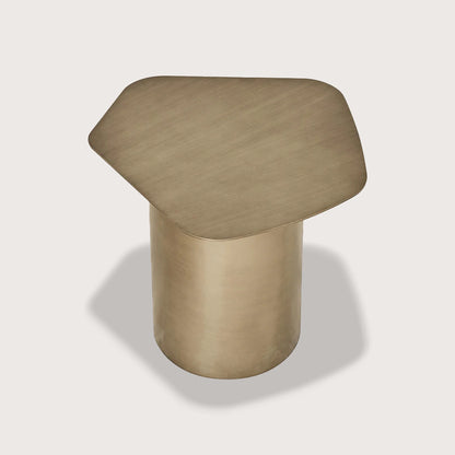 Isabelle Metal Side Table - Brass Side Table Raffine