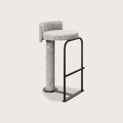 Jamie Textured Metal Bar Stool - Brass Bar Stool Raffine Default Title