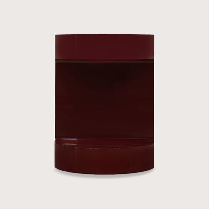 Jasmyn Curved Side Table - Deep Teal Side Table Raffine Burgundy