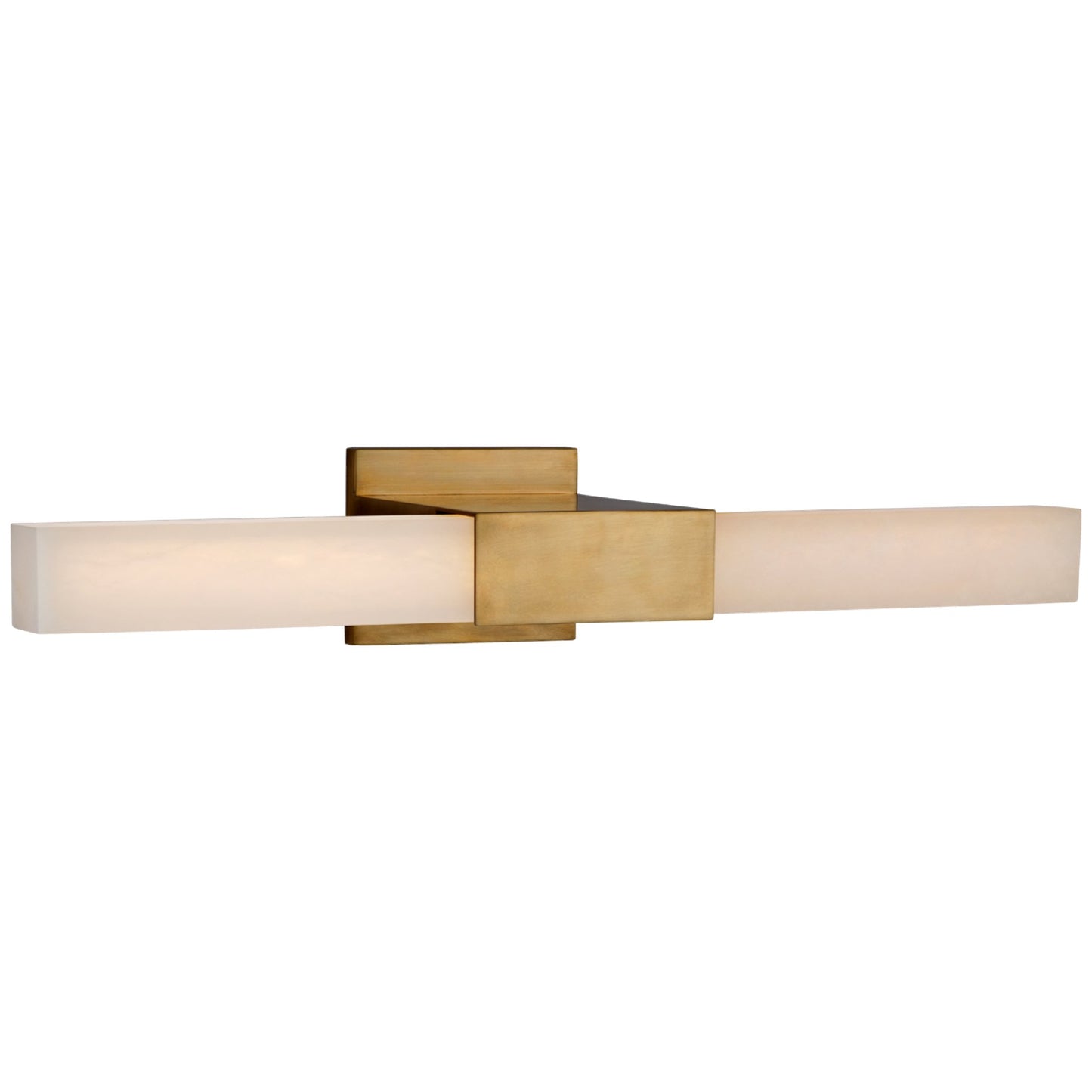 Kelly Wearstler Covet 24" Over The Mirror Alabaster Bath Wall Light - Brass Wall Light Bloomingdales Lighting   