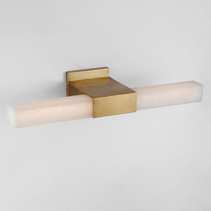 Kelly Wearstler Covet 24" Over The Mirror Alabaster Bath Wall Light - Brass Wall Light Bloomingdales Lighting   