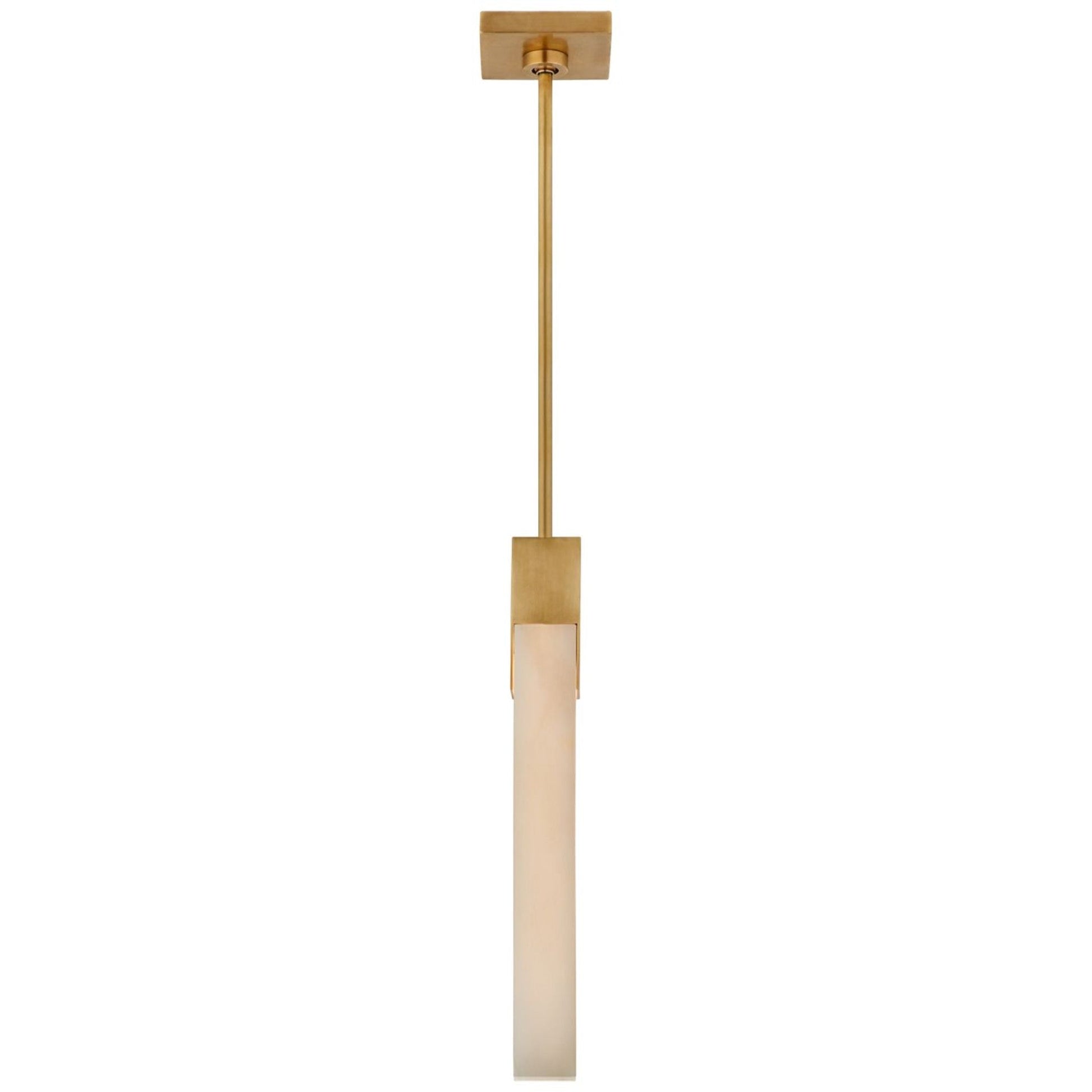 Kelly Wearstler Covet Tall Alabaster Single Pendant Light - Brass Pendant Light Bloomingdales Lighting   