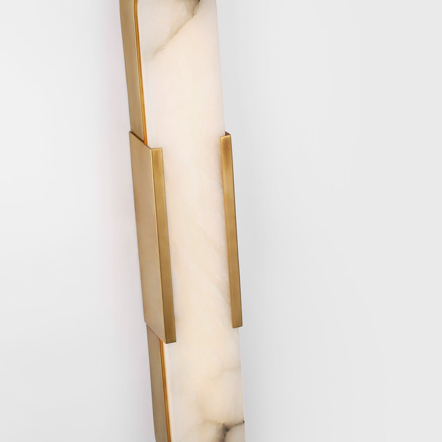 Kelly Wearstler Melange 28" Elongated Alabaster Wall Sconce - Brass Wall Light Bloomingdales Lighting   