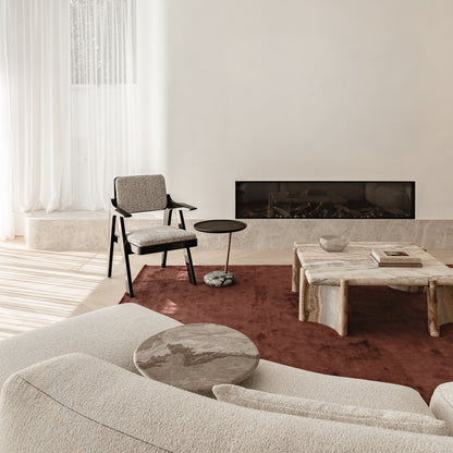 Loulou Curved Marble Coffee Table - River Onyx Coffee Table Raffine