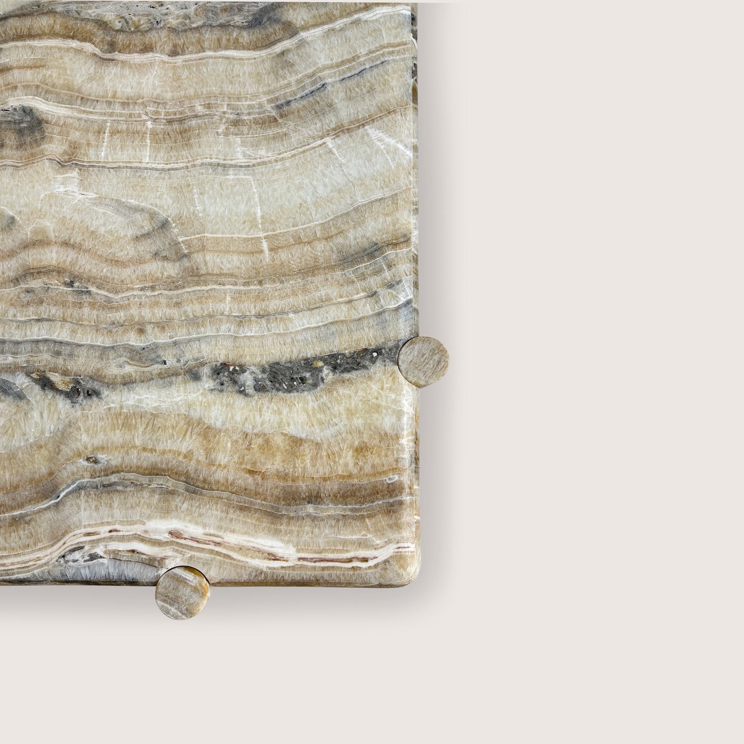 Loulou Curved Marble Coffee Table - River Onyx Coffee Table Raffine