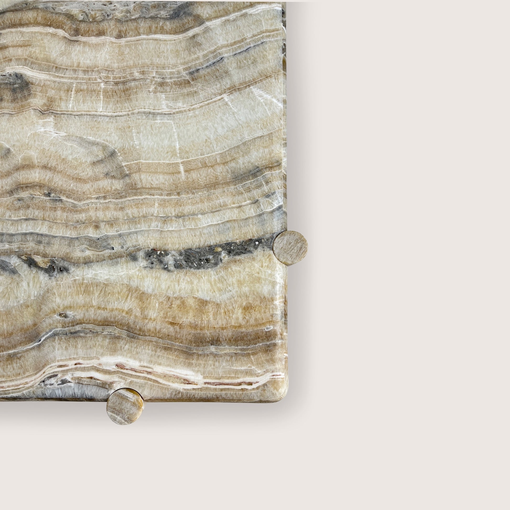 Loulou Curved Marble Coffee Table - River Onyx Coffee Table Raffine