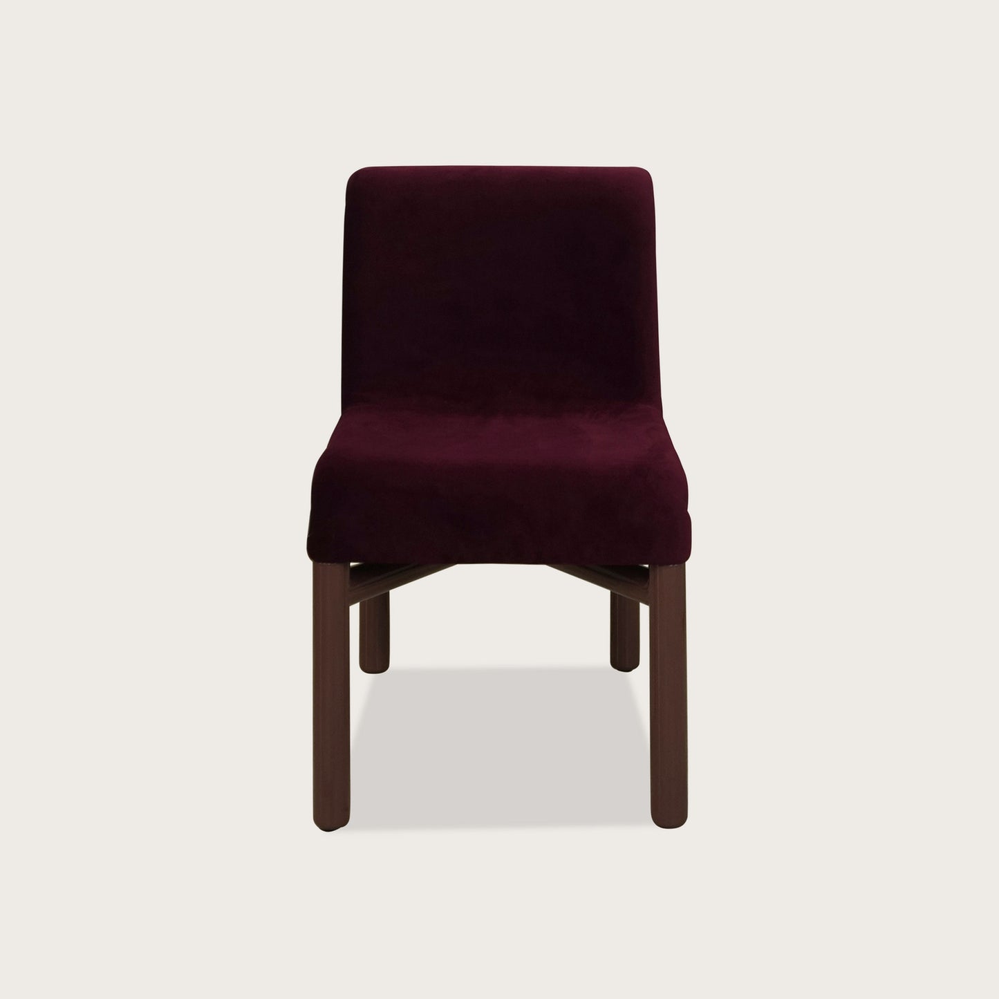 Luc Fabric Dining Chair - Bordeaux Dining Chair Raffine