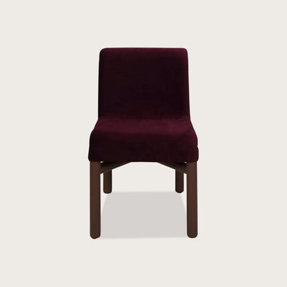 Luc Fabric Dining Chair - Bordeaux Dining Chair Raffine