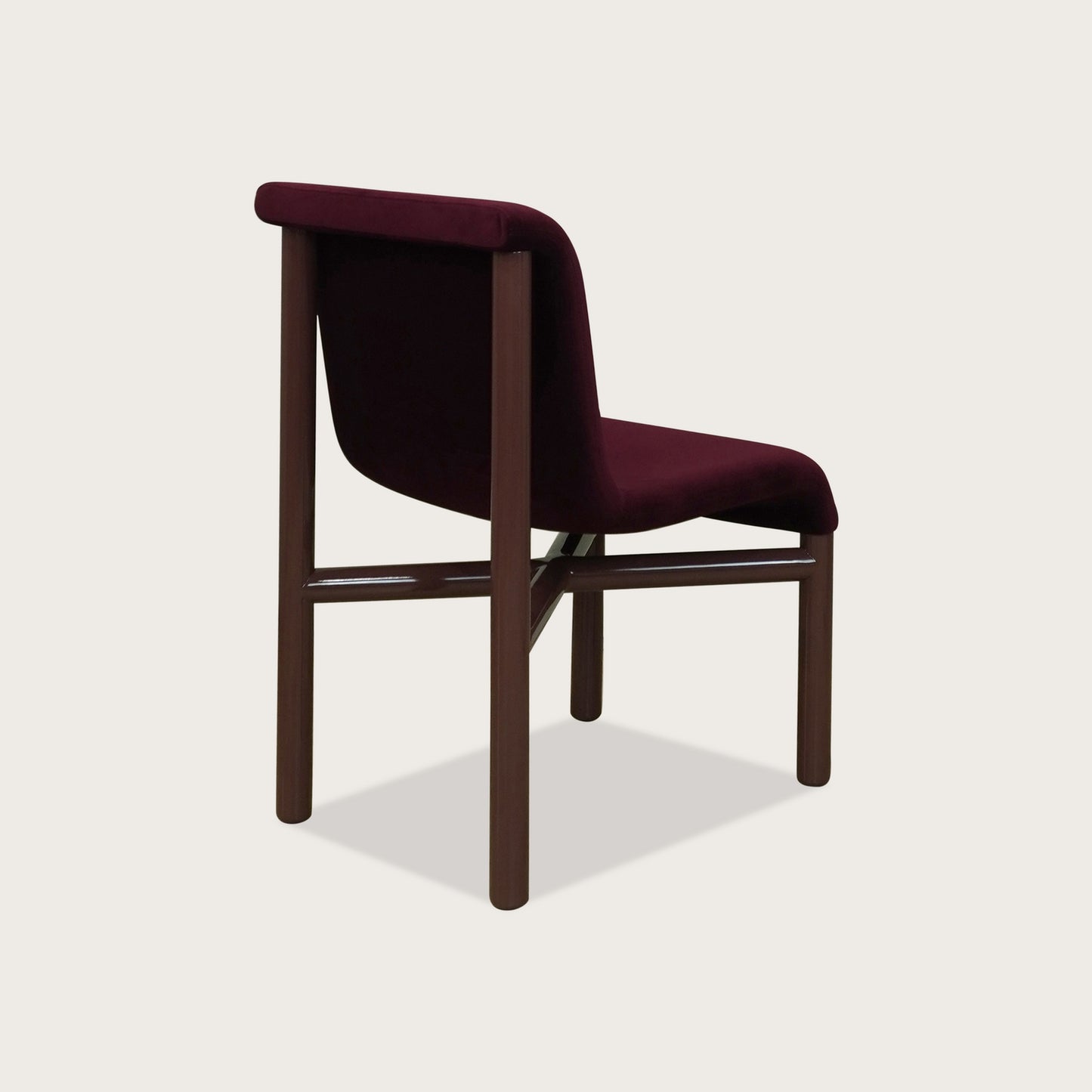 Luc Fabric Dining Chair - Bordeaux Dining Chair Raffine