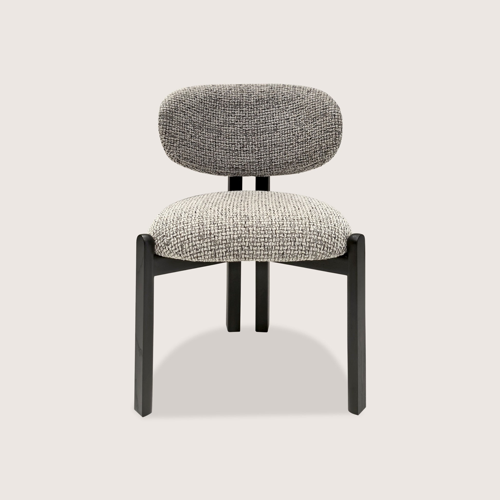 Matisse Timber Dining Chair - Black & White Dining Chair Raffine