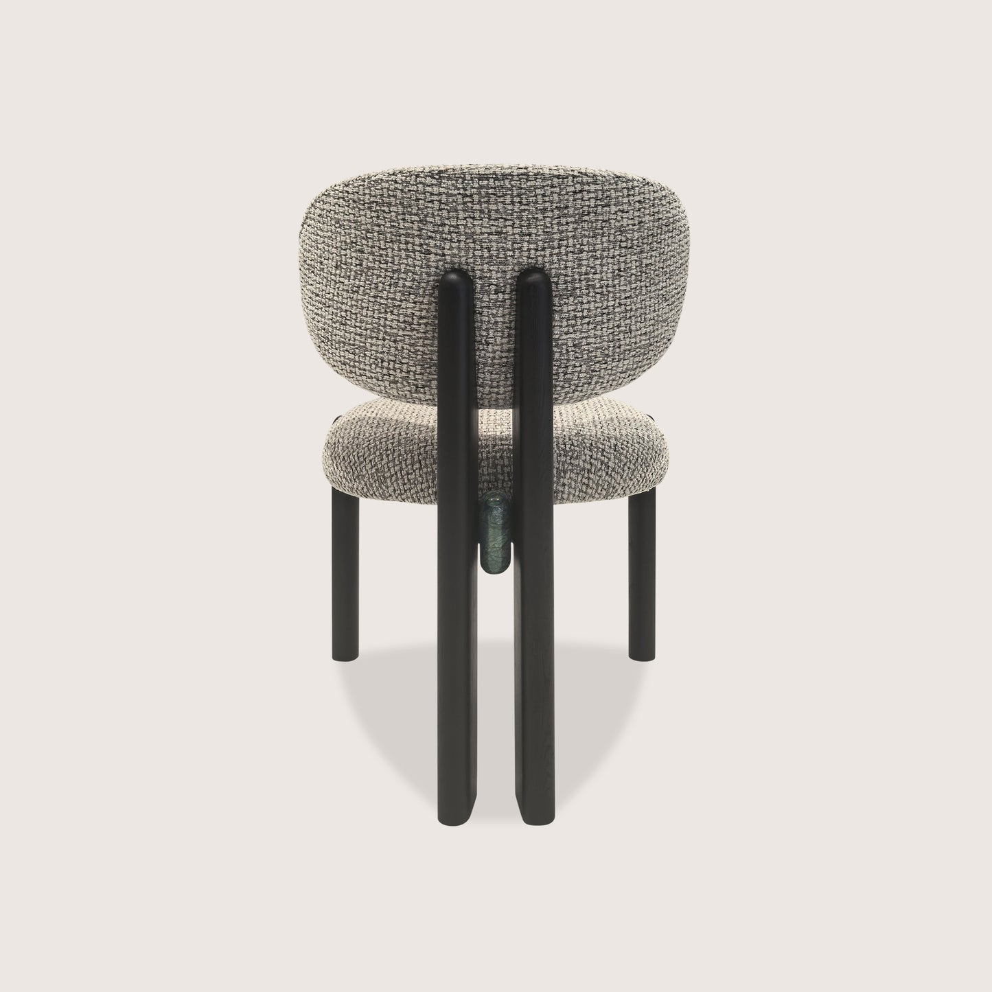 Matisse Timber Dining Chair - Black & White Dining Chair Raffine