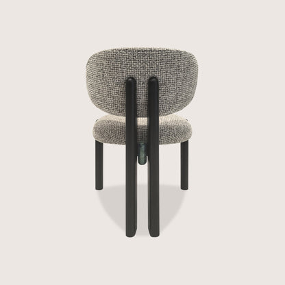 Matisse Timber Dining Chair - Black & White Dining Chair Raffine