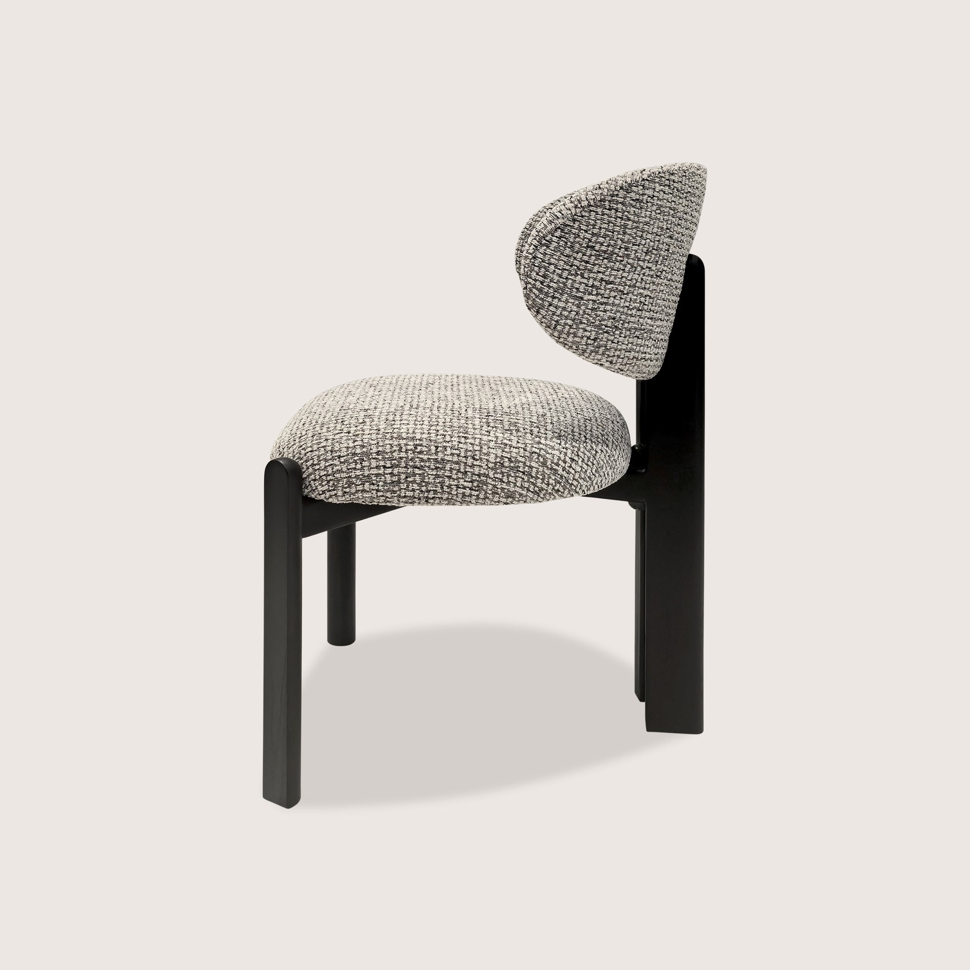 Matisse Timber Dining Chair - Black & White Dining Chair Raffine