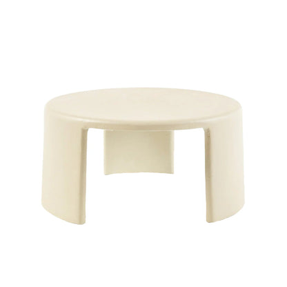 Meister Large Round Concrete Coffee Table - Black Coffee Table M+Co Living Sandstone Medium