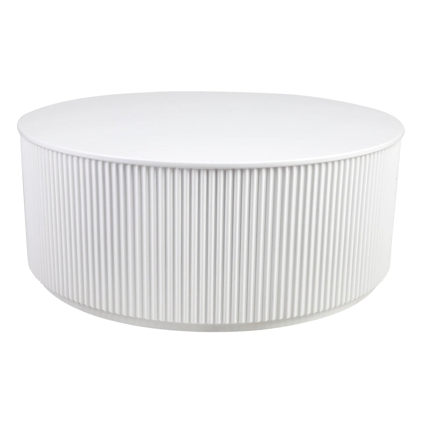 Nomad Round Coffee Table - Black Coffee Table Cafe Lighting & Living White  