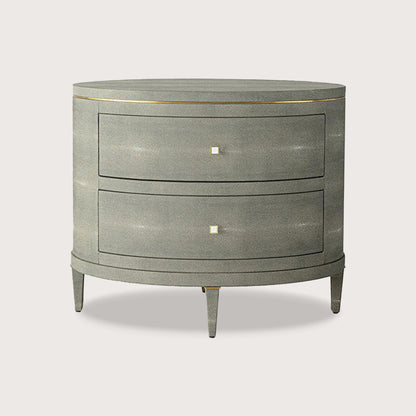 Odette Curved Metal Bedside Table - Green Bedside Table Raffine Default Title