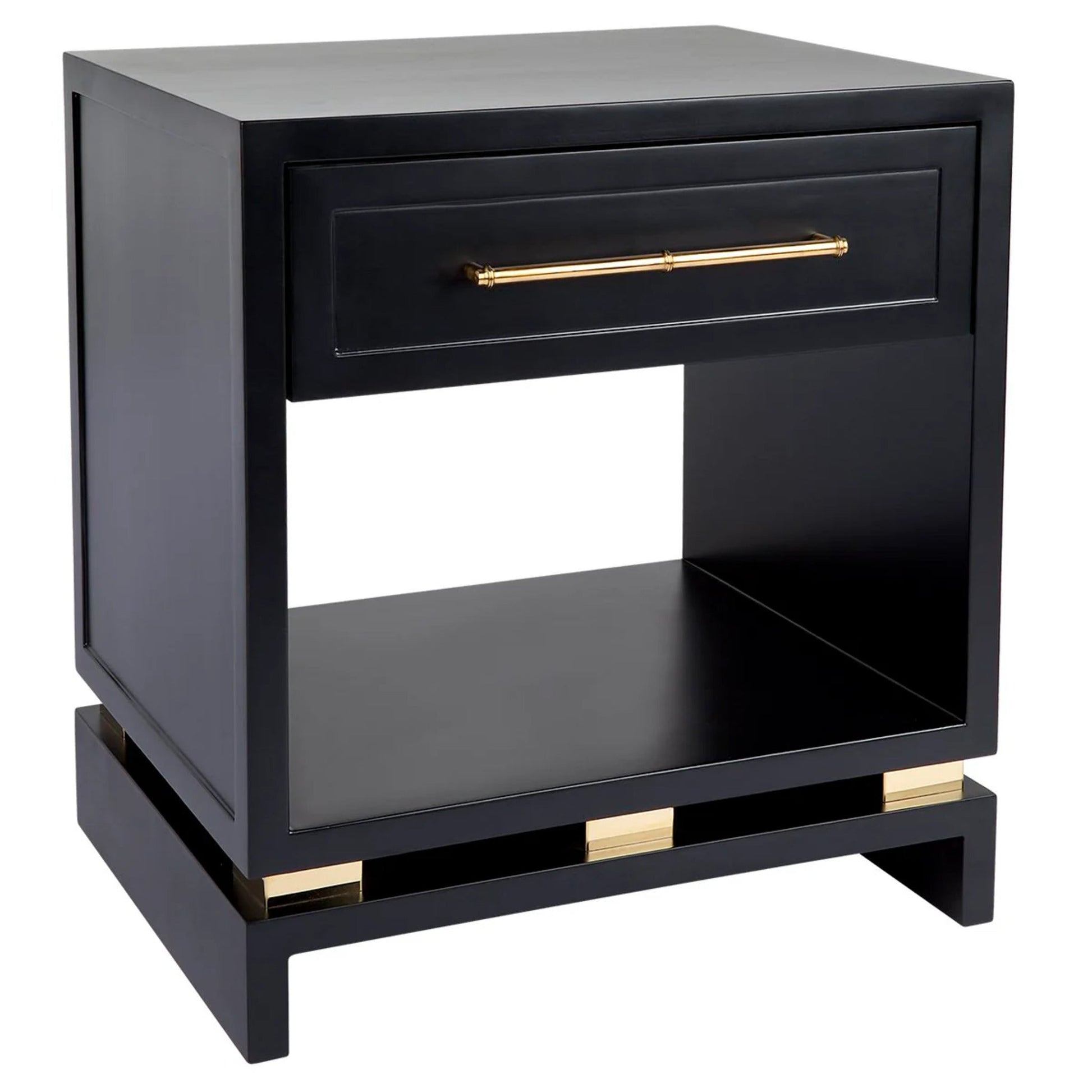 Pearl Small Bedside Table - Black Side Table Cafe Lighting & Living   