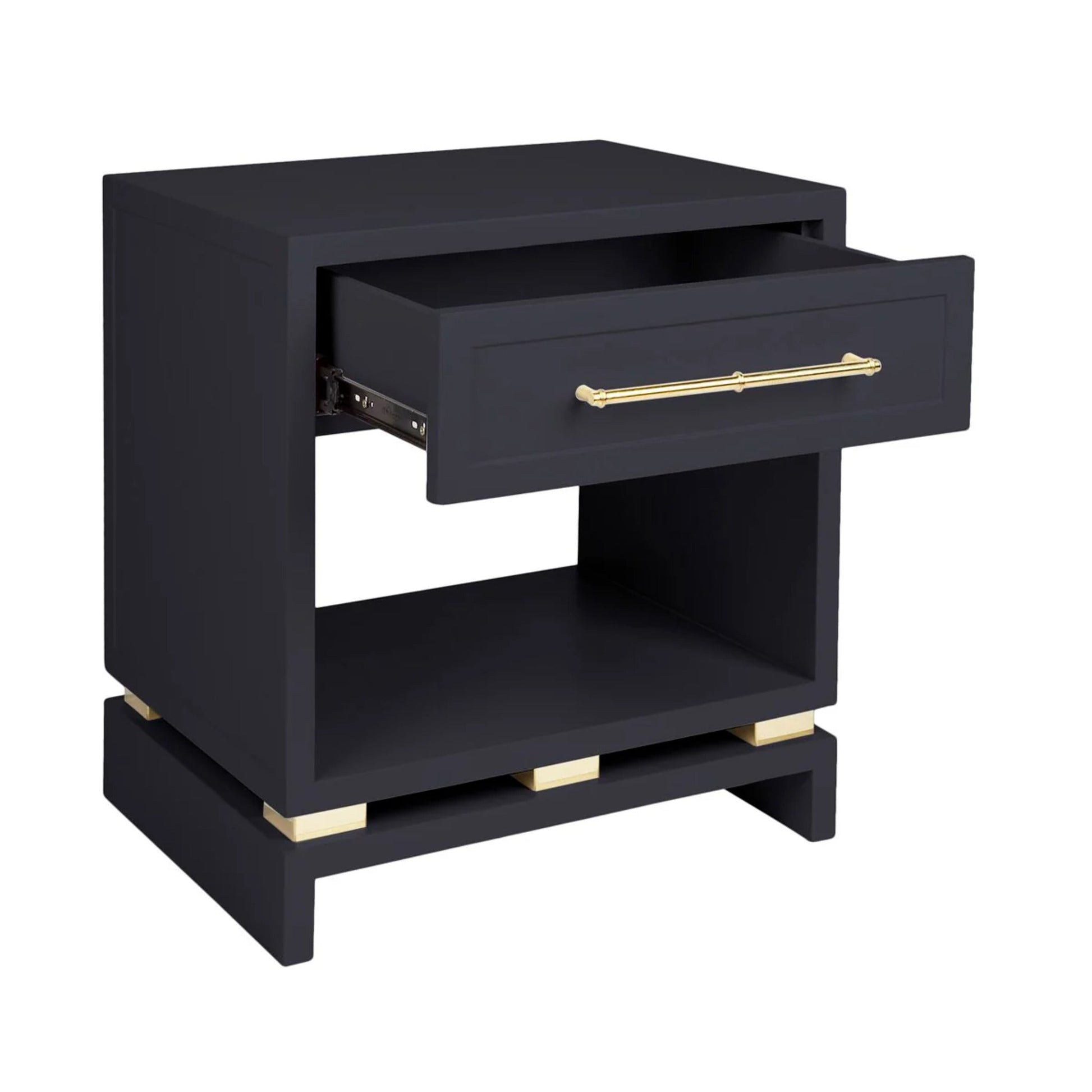 Pearl Small Bedside Table - Black Side Table Cafe Lighting & Living   