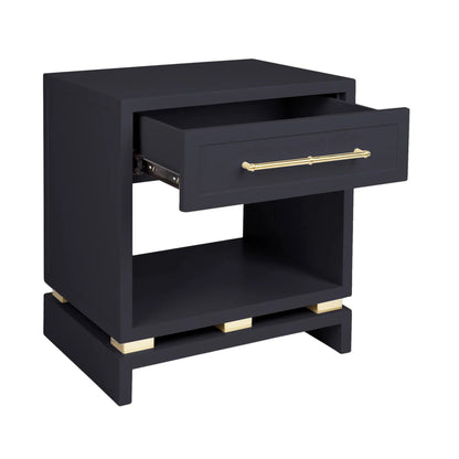 Pearl Small Bedside Table - Black Side Table Cafe Lighting & Living   