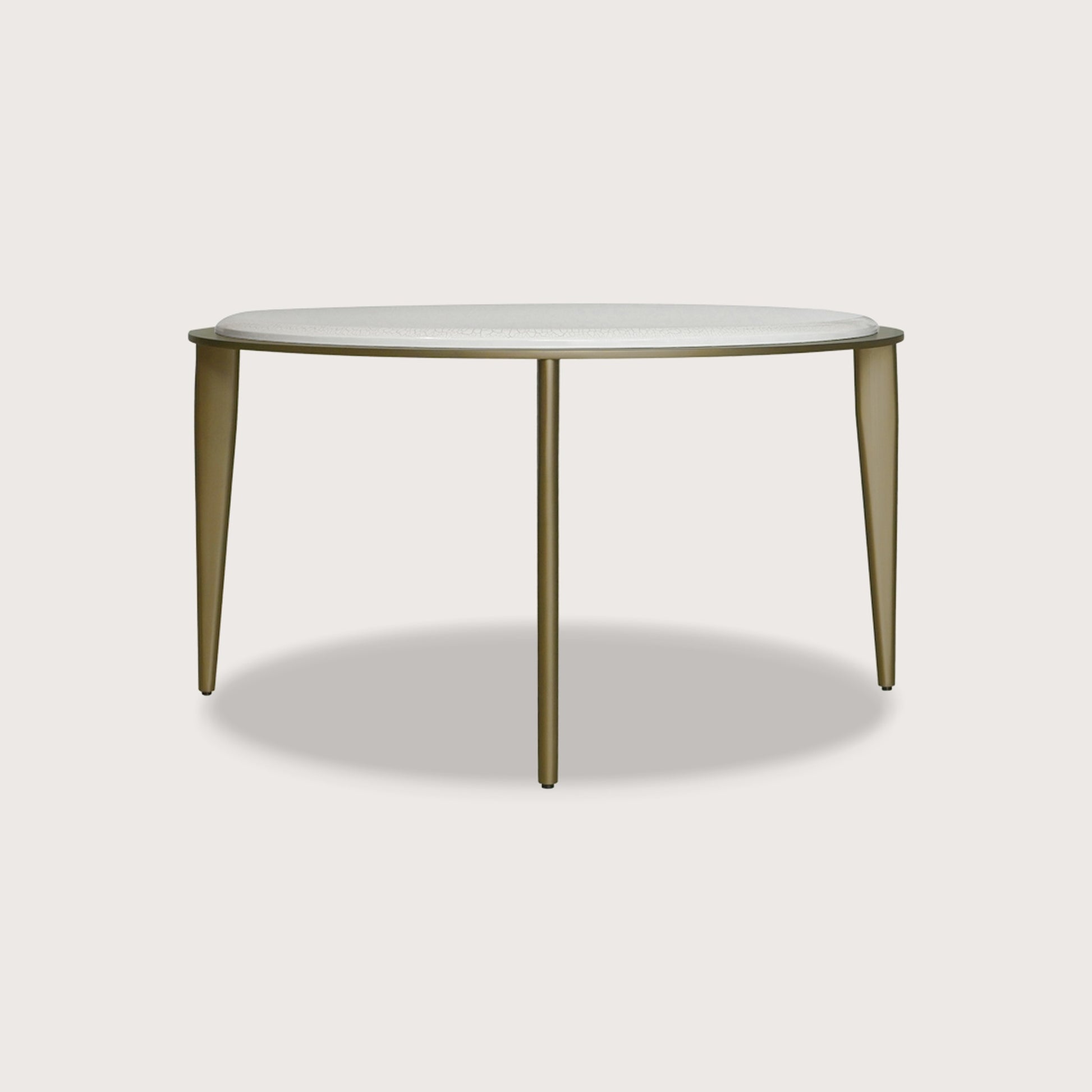 Scarlett Metal Coffee Table - Brass Coffee Table Raffine Default Title