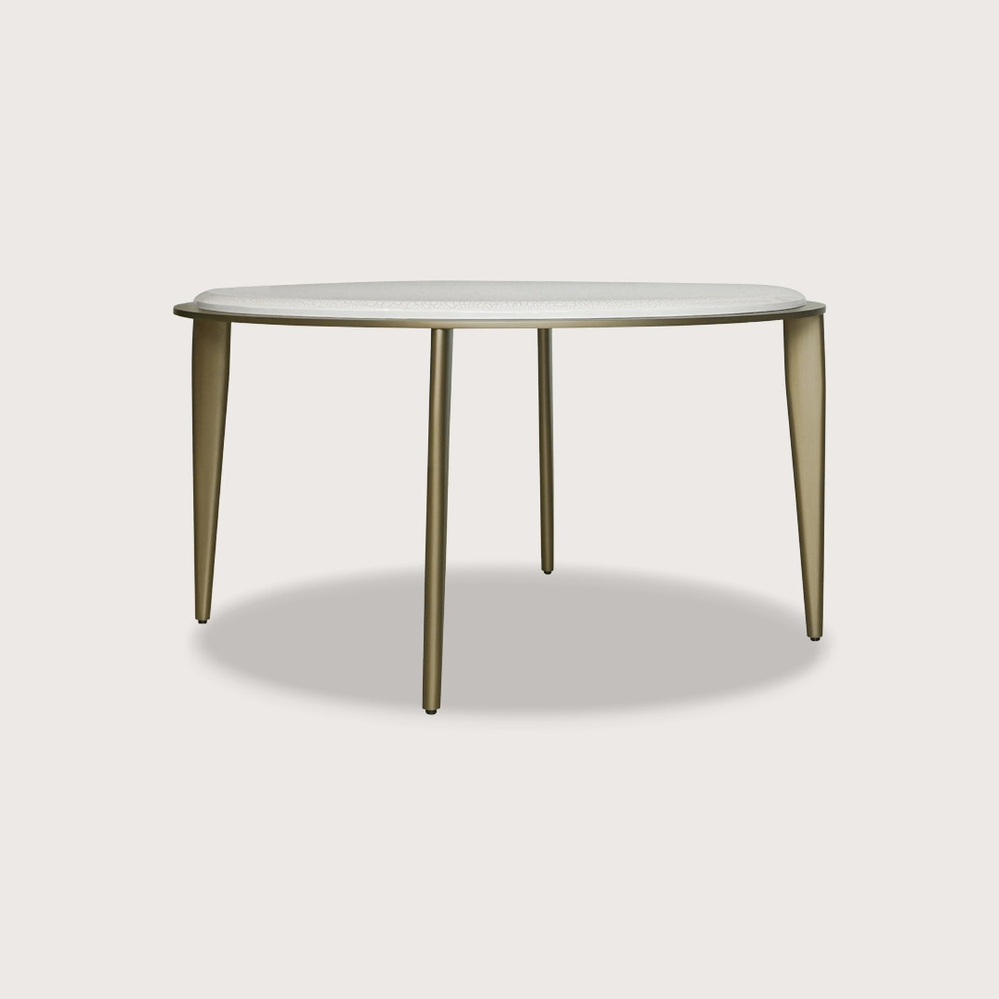 Scarlett Metal Coffee Table - Brass Coffee Table Raffine