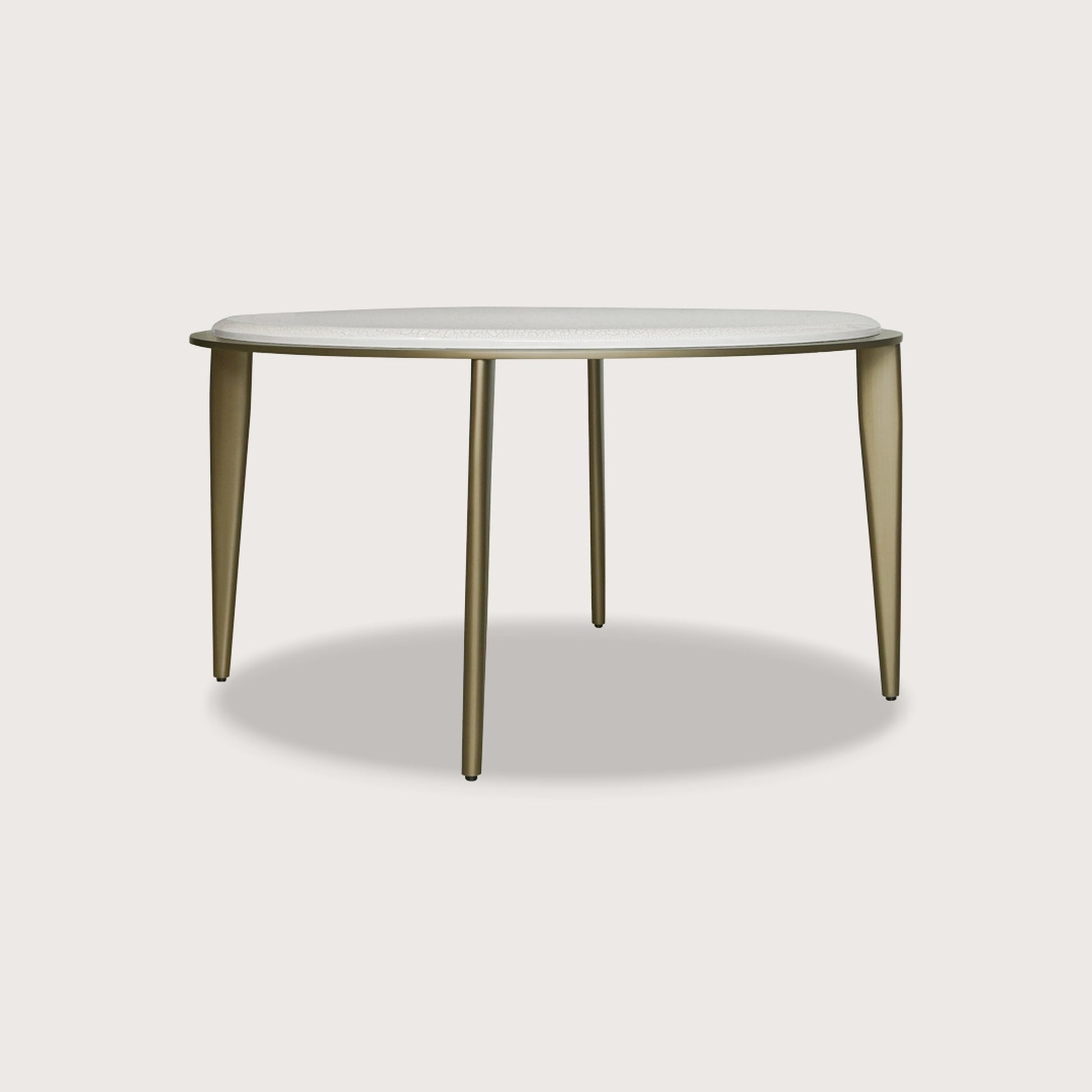 Scarlett Metal Coffee Table - Brass Coffee Table Raffine