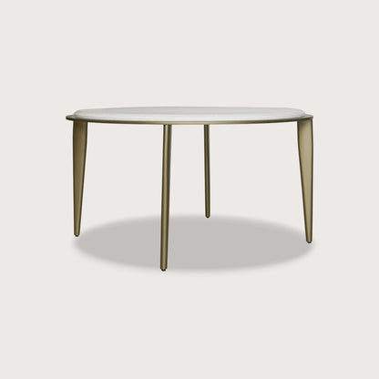 Scarlett Metal Coffee Table - Brass Coffee Table Raffine