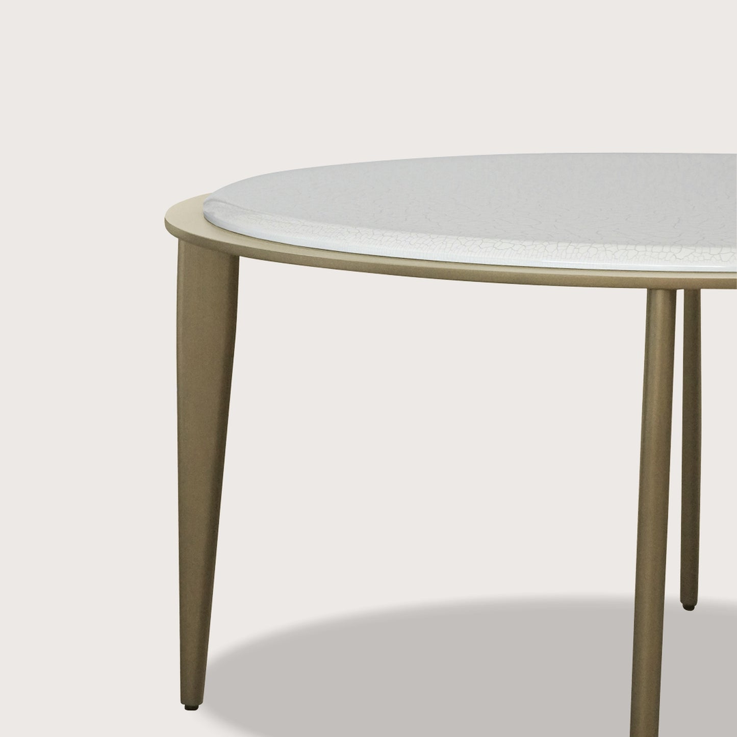 Scarlett Metal Coffee Table - Brass Coffee Table Raffine