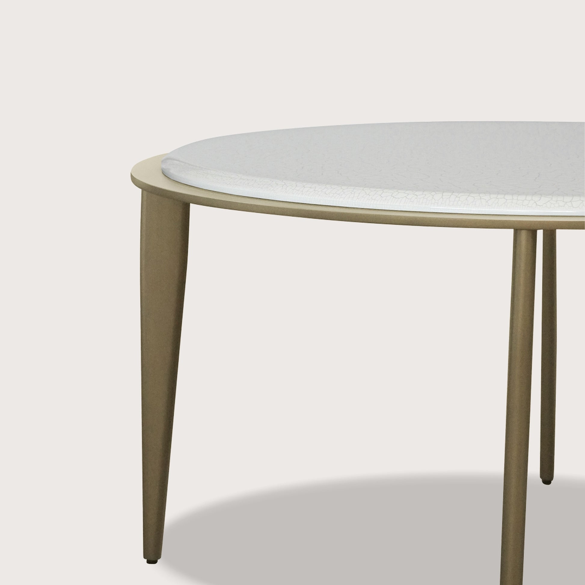 Scarlett Metal Coffee Table - Brass Coffee Table Raffine