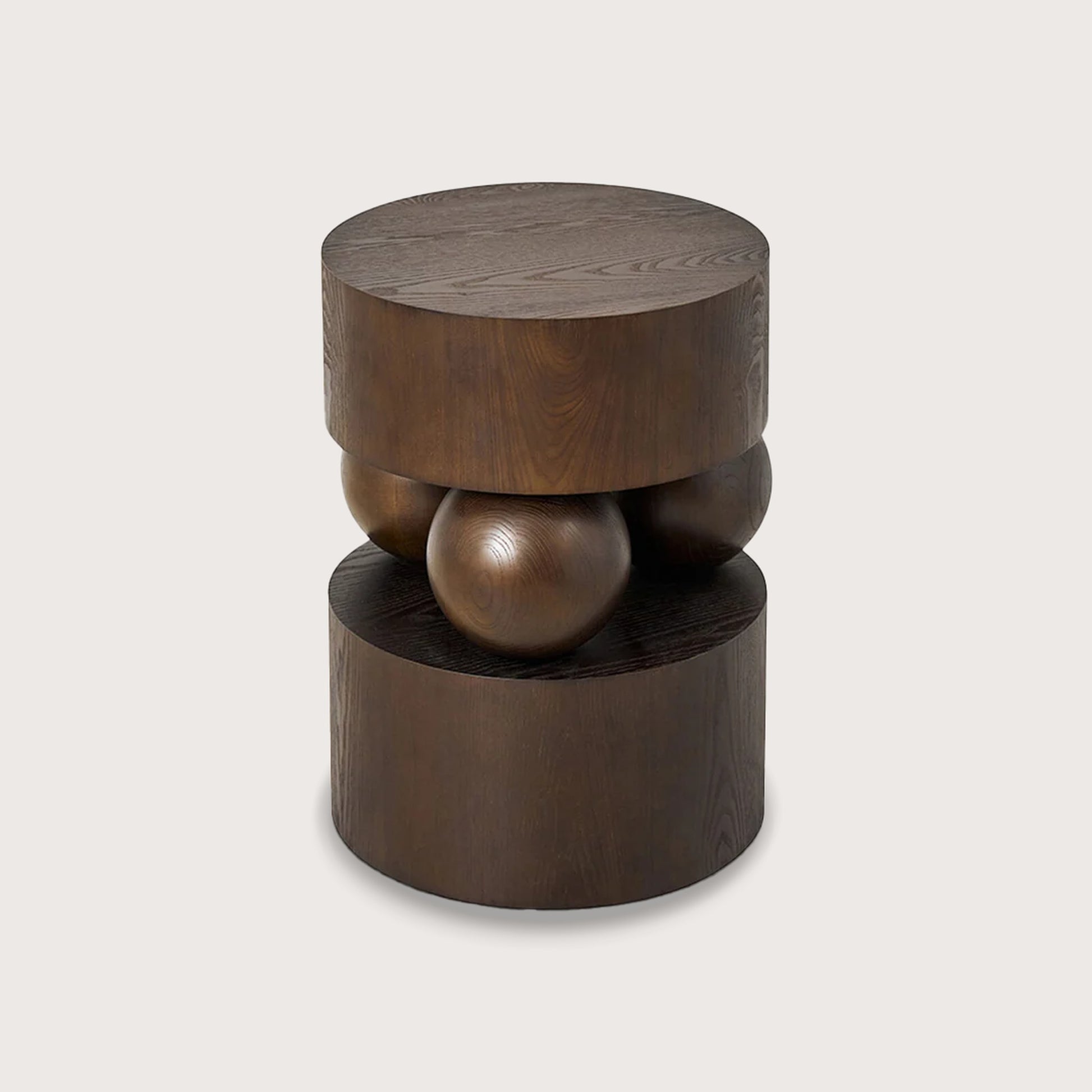 Sia Timber Side Table - Brown Side Table Raffine Default Title
