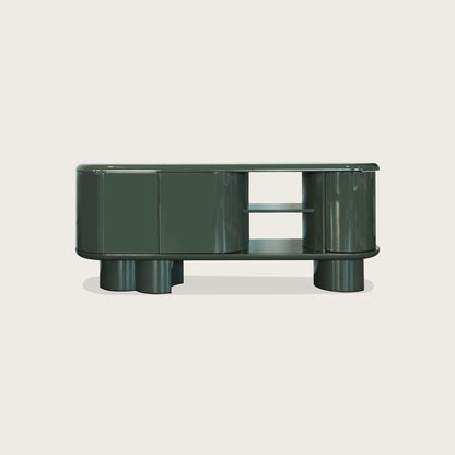 Solene Curved Sideboard - Green Sideboard Raffine