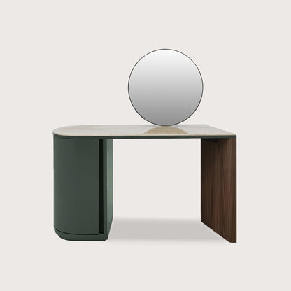 Sydney Soft Curved Marble Console Table - Green Console Table Raffine Default Title