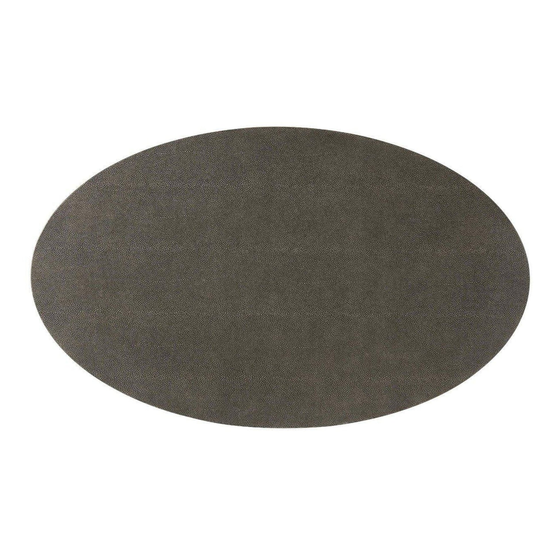 Theodore Alexander Eli Oval Nightstand Bedside Table - Tempest Shagreen Bedside Table Bloomingdales   