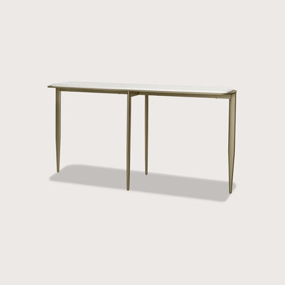 Willow Metal Console Table - Brass Console Table Raffine Default Title