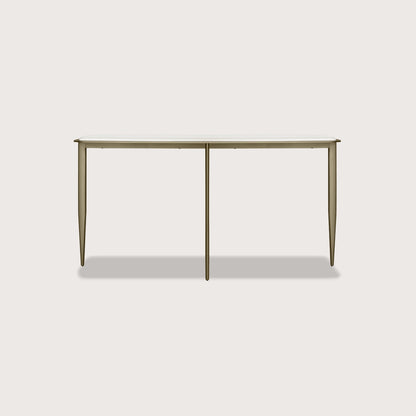 Willow Metal Console Table - Brass Console Table Raffine