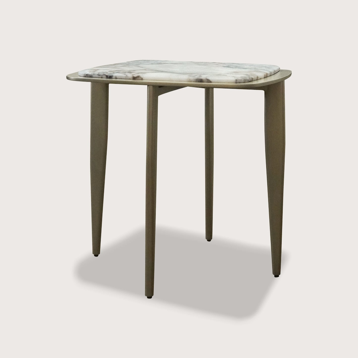 Willow Tapered Marble Side Table - Sapphire Side Table Raffine Default Title