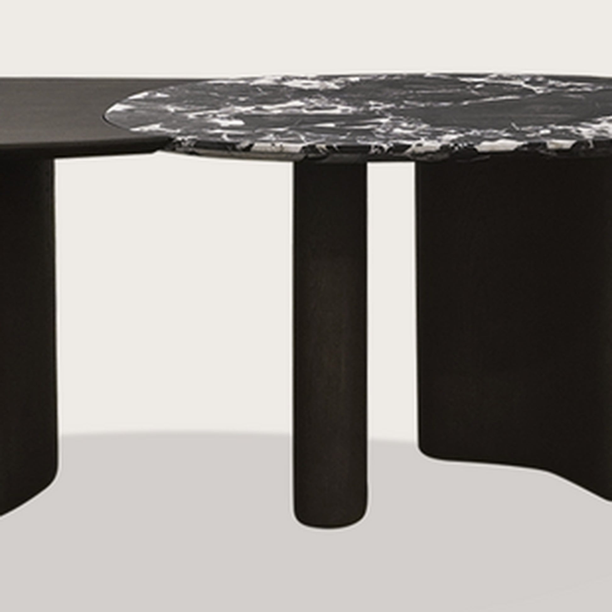Xander Marble Dining Table - Truffle Dining Table Raffine