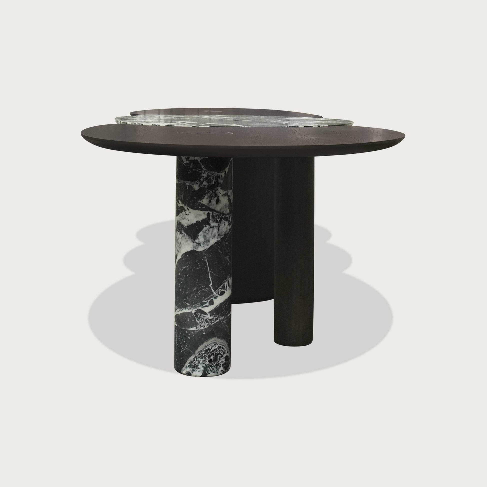 Xander Marble Dining Table - Truffle Dining Table Raffine