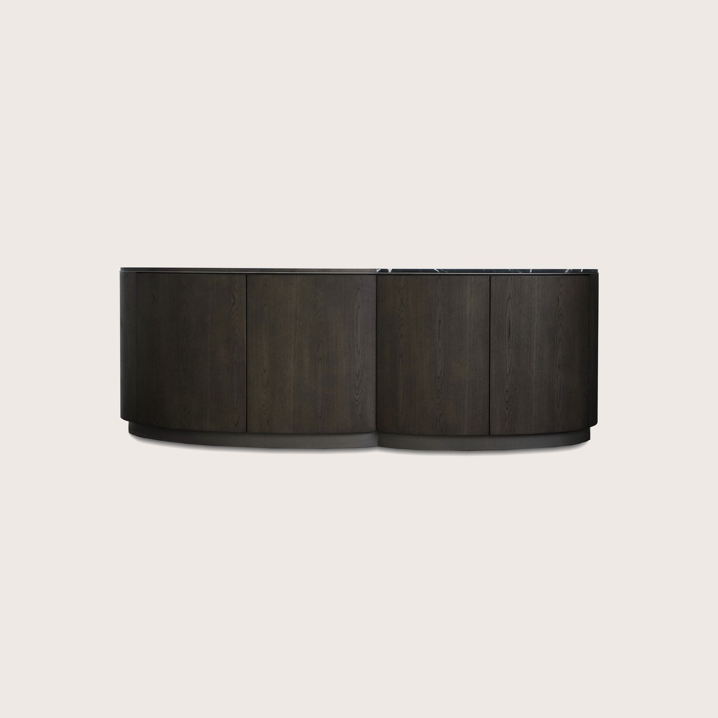Xander Marble Sideboard - Truffle Sideboard Raffine Truffle