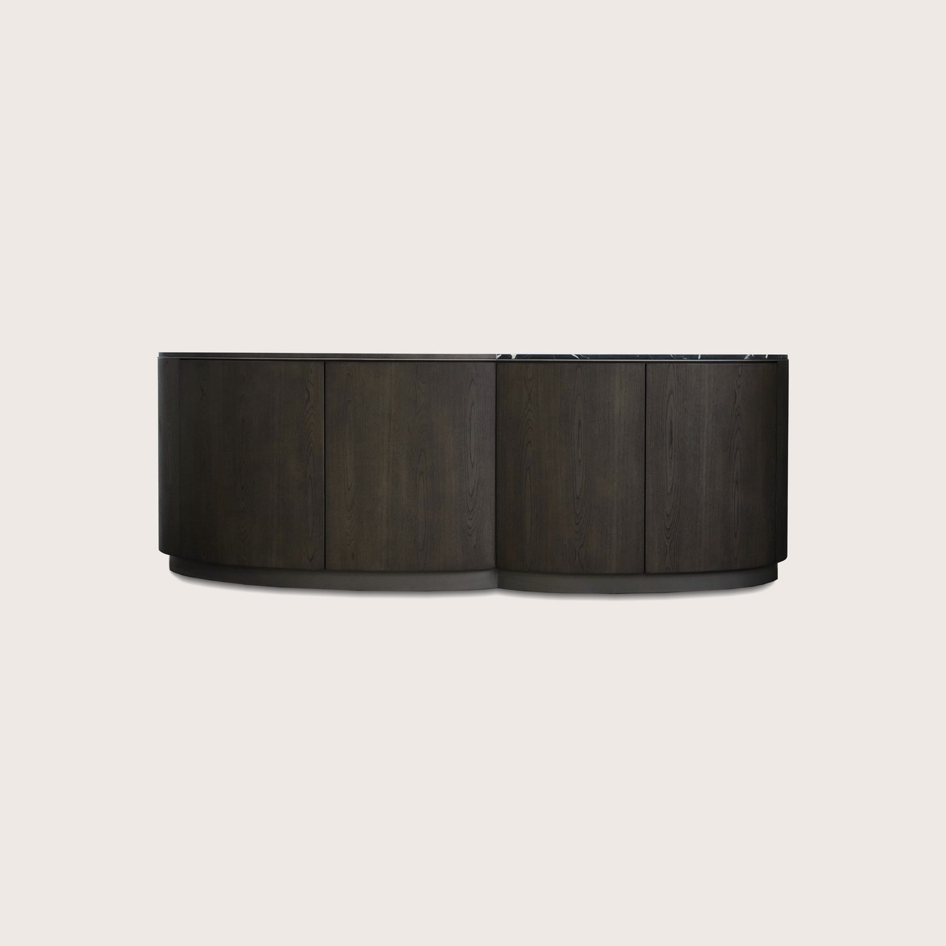 Xander Marble Sideboard - Truffle Sideboard Raffine Truffle