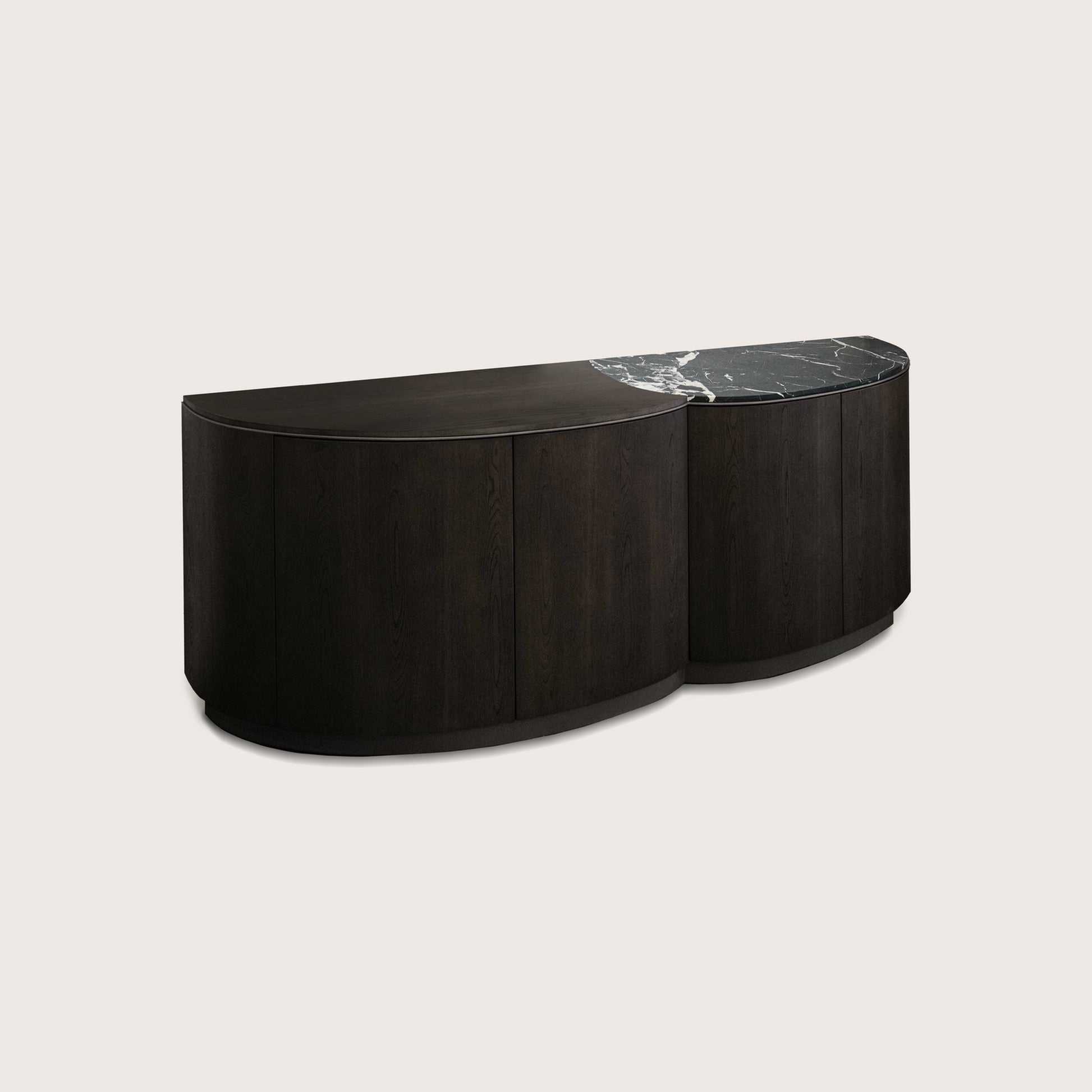 Xander Marble Sideboard - Truffle Sideboard Raffine