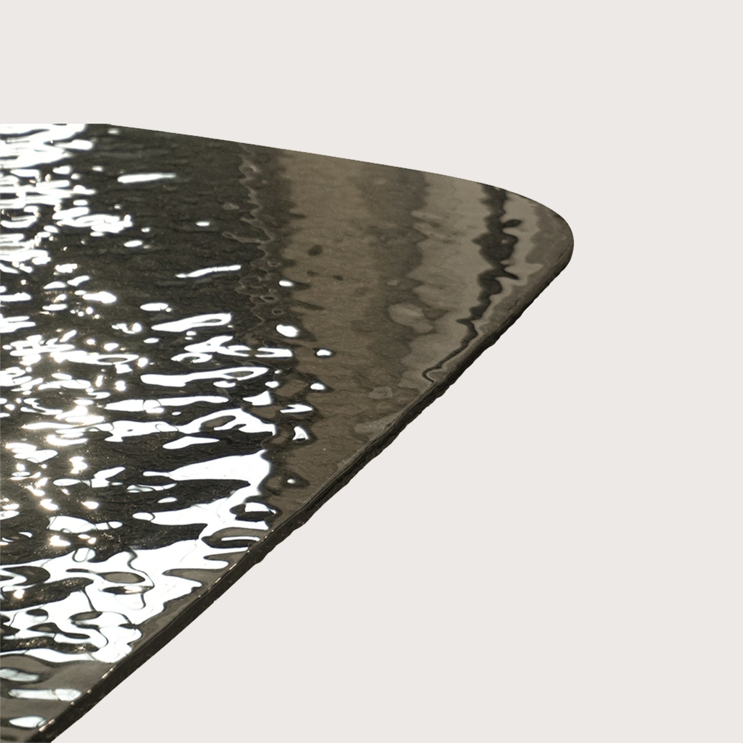 Yves 2.4m Textured Metal Dining Table - Brass Dining Table Raffine