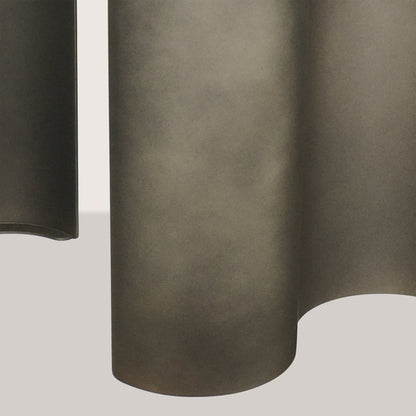 Yves 3m Textured Metal Dining Table - Brass Dining Table Raffine